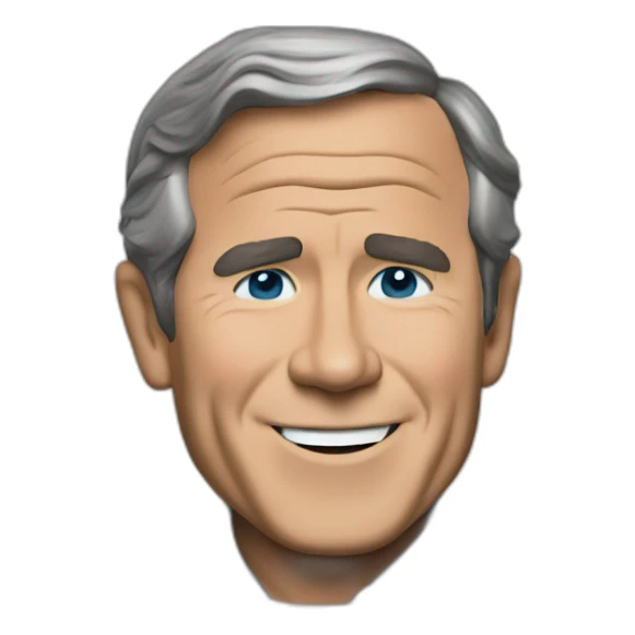 George W. Bush bandana sticker