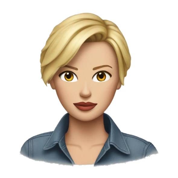 ultra realistic charlize theron wearing shirt sticker