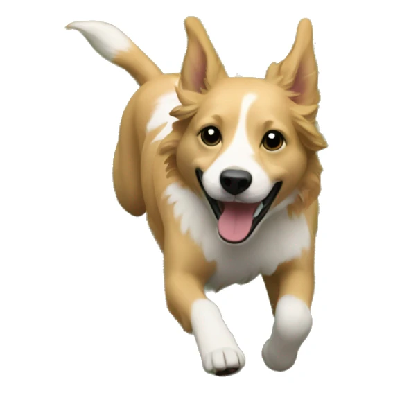 dogs running through a field of flowers sticker