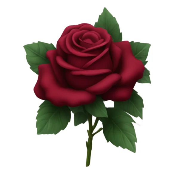 Bouquet of dark red roses gothic sticker