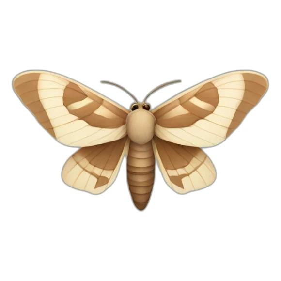 Moth sticker