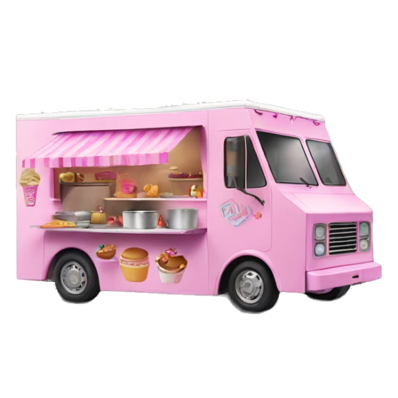 Barbie’s house dream food truck  sticker