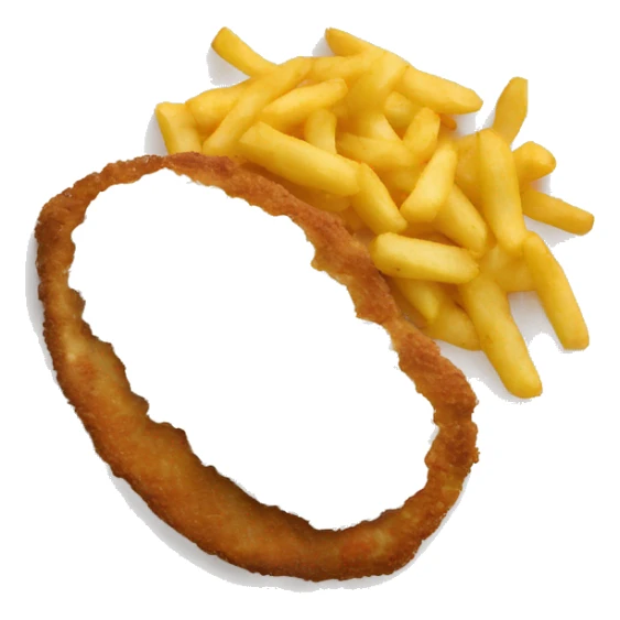 Una milanesa en un plato con papas y Coca-Cola  sticker