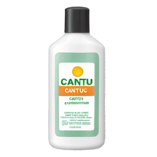 narrow bottle of hair conditioner with a label that says cantu sticker