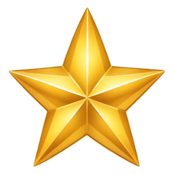 Realistic symbol for 5 star rated product, isolated  sticker