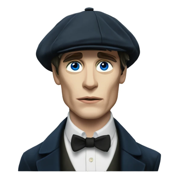 cillian murphy in peaky blinders with blue eyes sticker