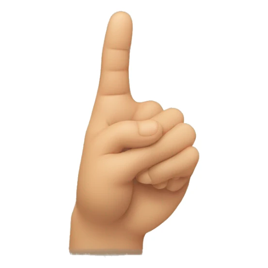 left hand touches index finger from right hand indexs finger. Same with thumbs. Making triangle. sticker