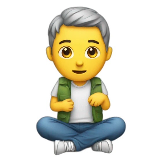 person on break sticker