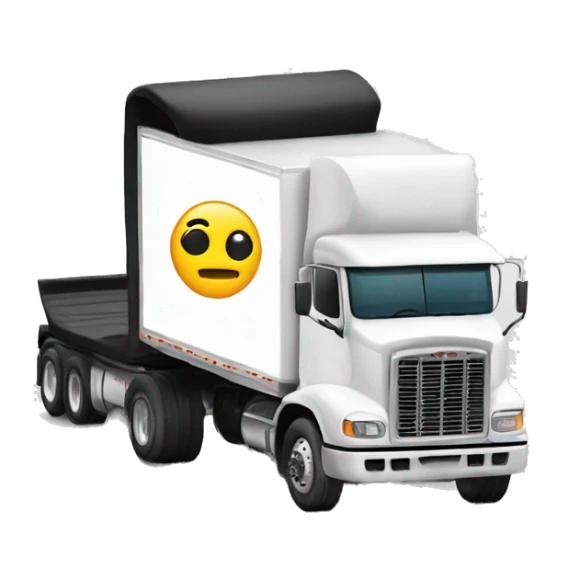 Semi truck with “PGS” letters on the side sticker