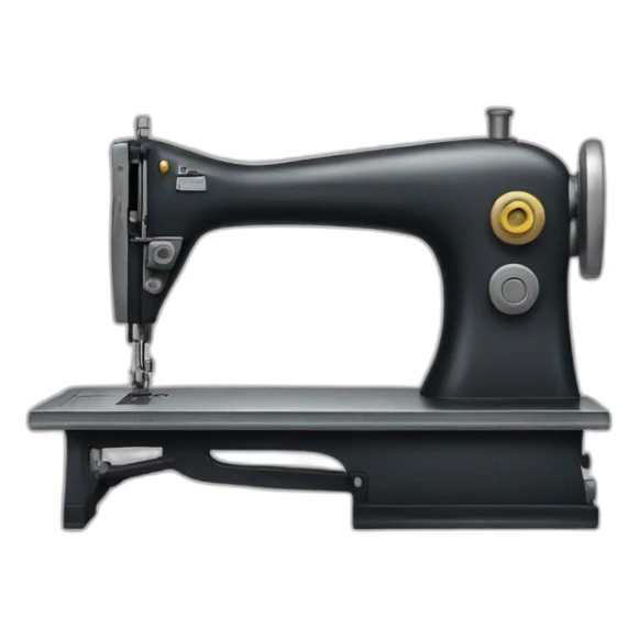 Tailor machine sticker