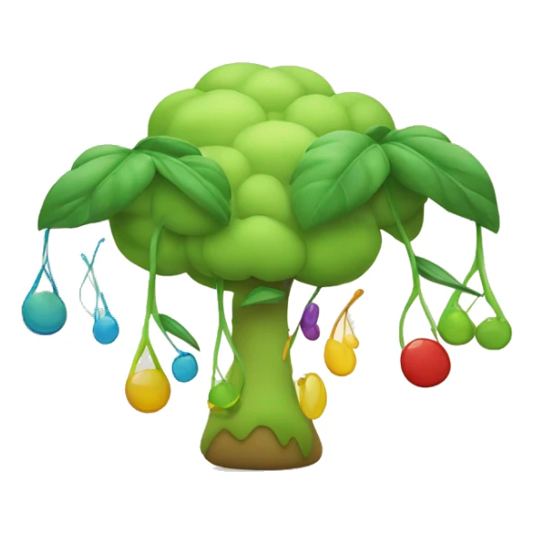 Criar logo com letra M e uma pêra envolvida e um dna na letra sticker