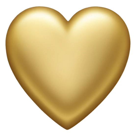 Heart made of gold sticker