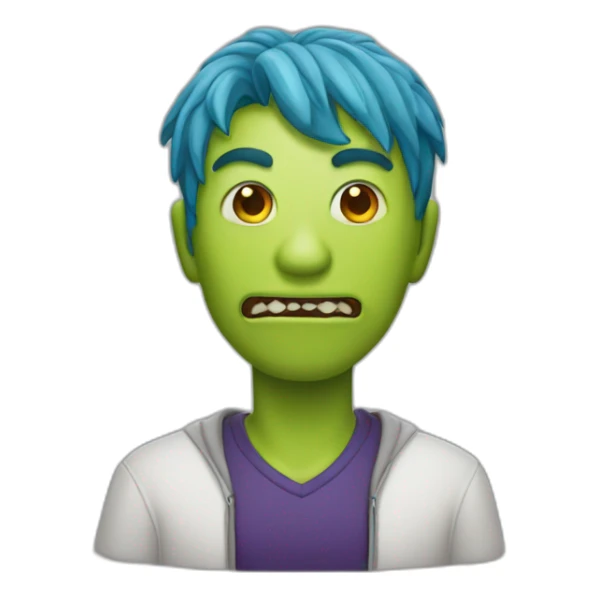 Homme qui Boit de la monster sticker