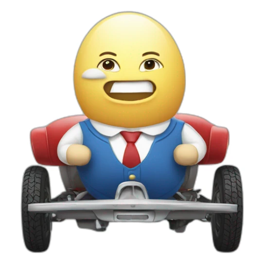 Humpty Dumpty selling car insurance sticker