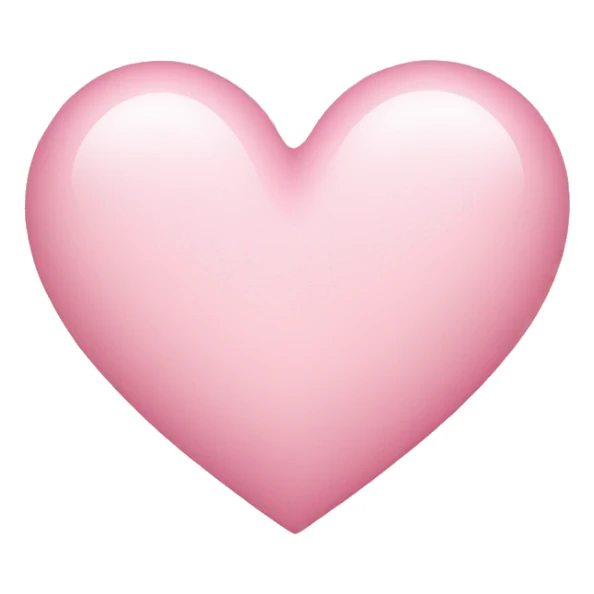 Light pink heart  sticker