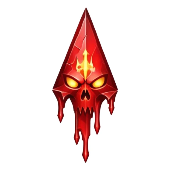 blood shard diablo sticker