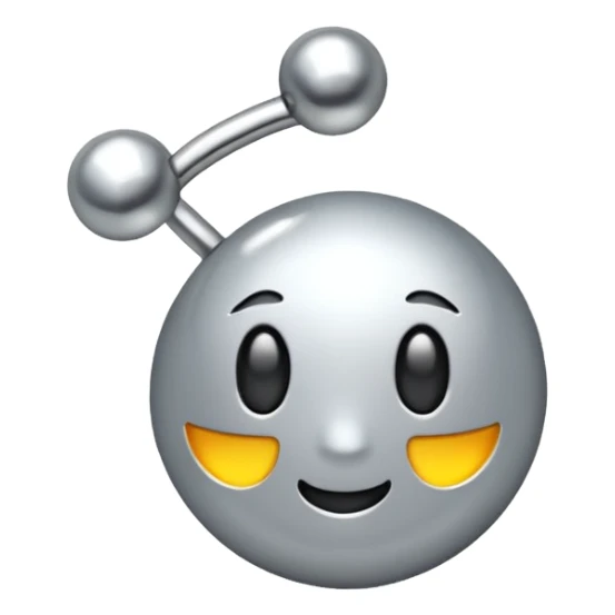 Navel piercing sticker