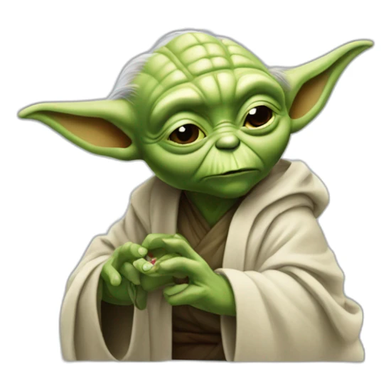 Yoda qui fait un doigt d’honneur sticker