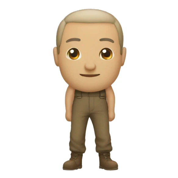 Anatolii Faldin face full body view sticker