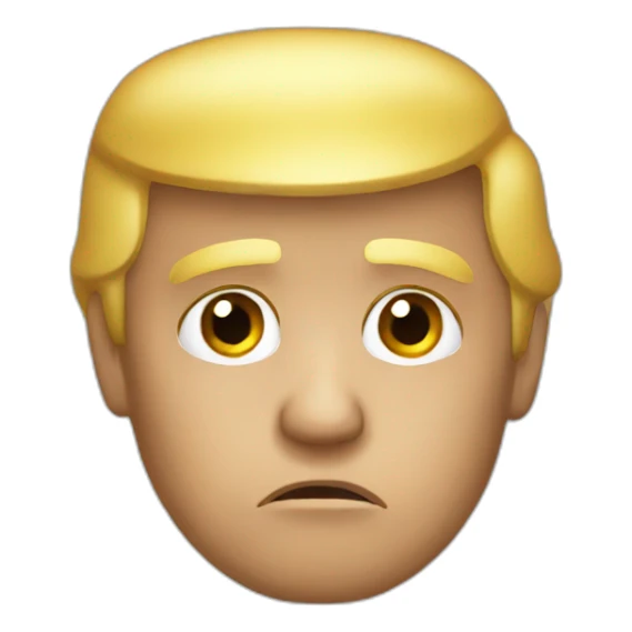 sad Donald trump sticker