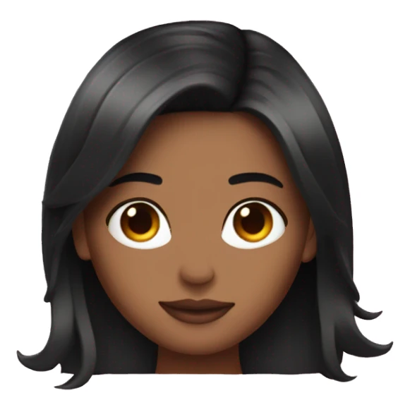 Pink Tesla girl black hair  sticker