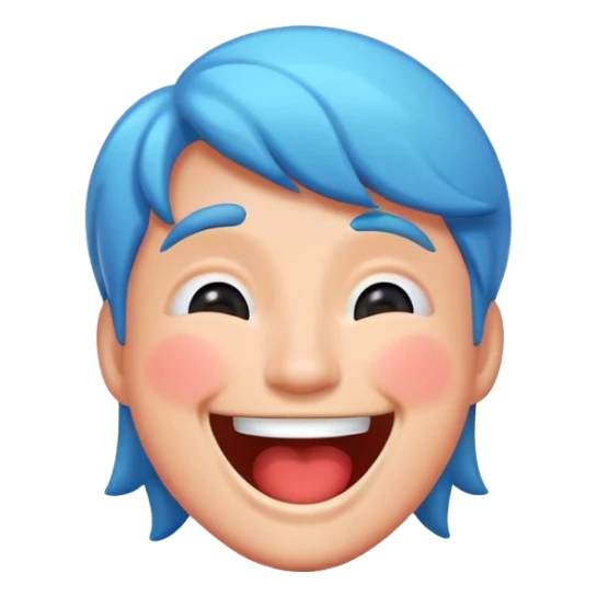 Laughing person sticker