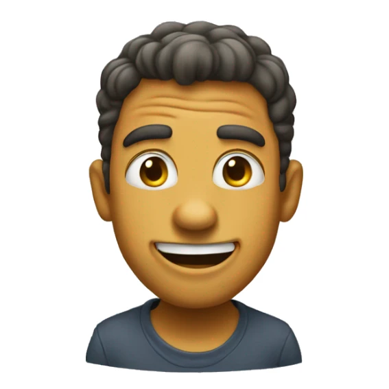 silly little man who is very silly sticker