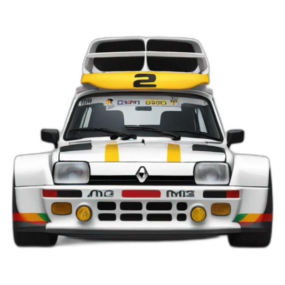 renault 5 turbo tour de corse sticker