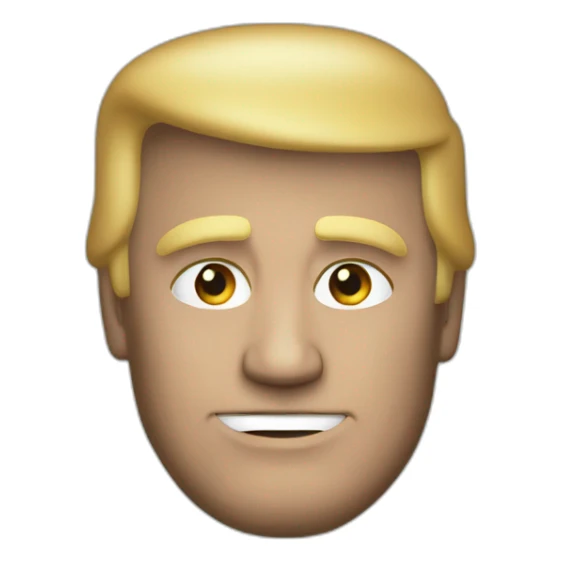 Donald Trump en noir sticker