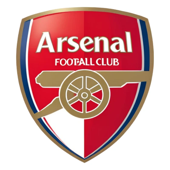 Arsenal Football Club logo sticker