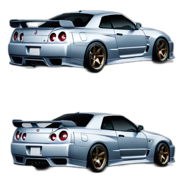 nissan gtr r34 skyline sticker