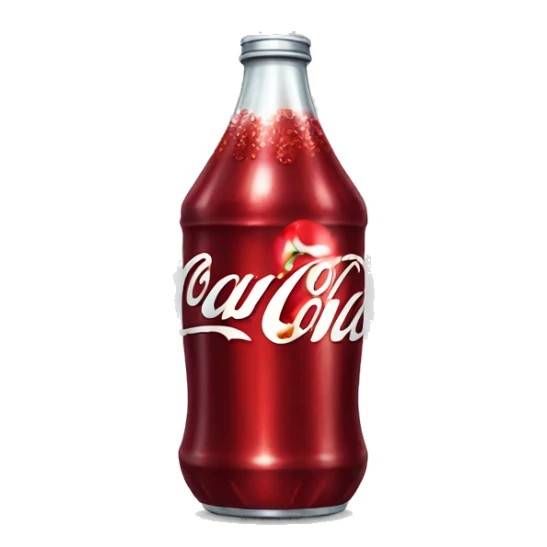 a can of cherry coke sticker