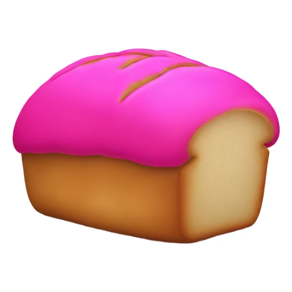 Hot Pink loaf of bread  sticker