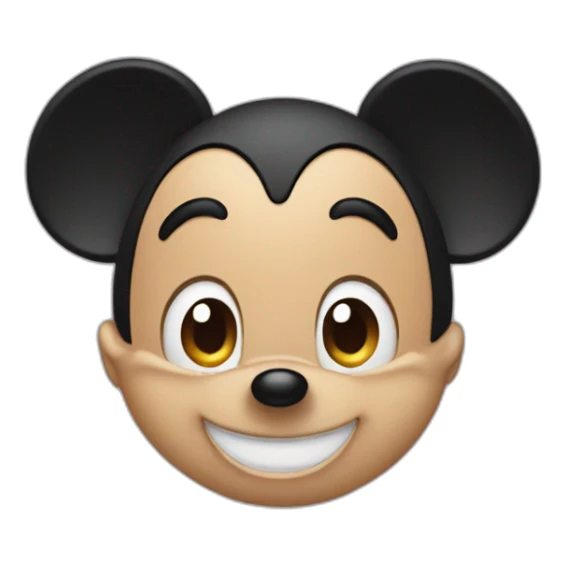 Heart eyed Mickey sticker