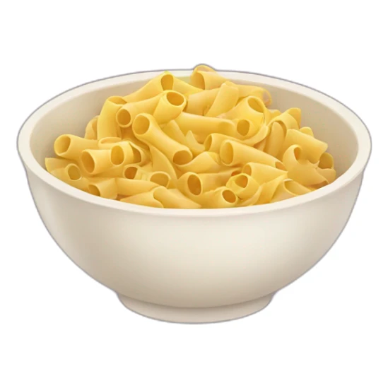 Kawaii bowl of pasta sticker