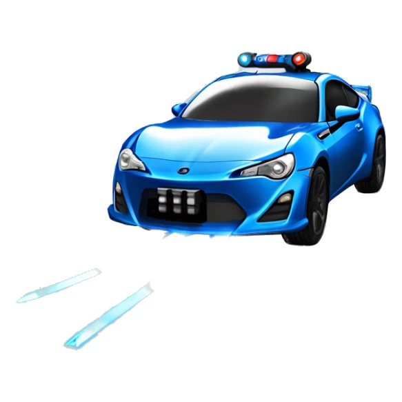 Fr-s Haunted Darth Vader’s dark pearl-blue race car, glowing light saber bumpers, wide rear wing, silver wheels  sticker