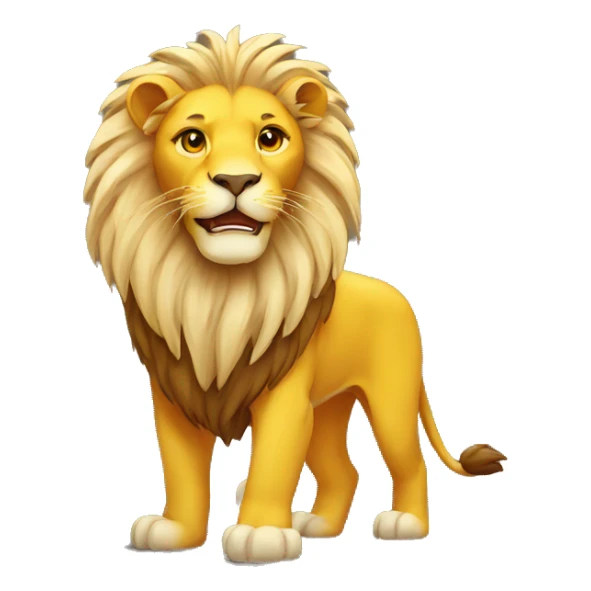 lion and sun sticker