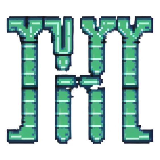 S.R CRYPTO text in arcade-style pixel lettering sticker