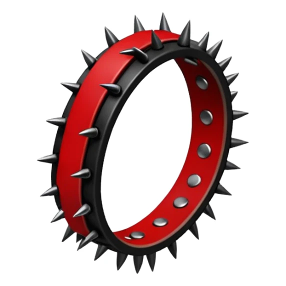 Black and red gothic thorny bracelet armlet  sticker