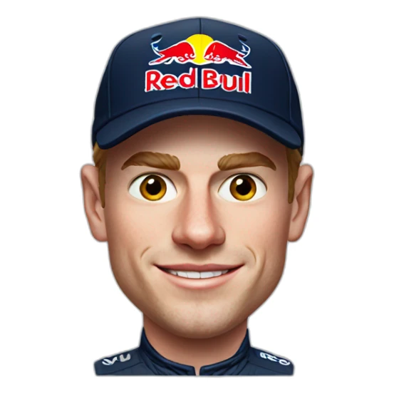 realistic photo of max verstappen sticker