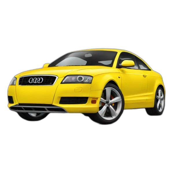 Audi-yellow sticker