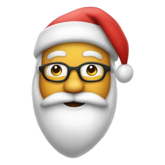 Balloon Santa sticker