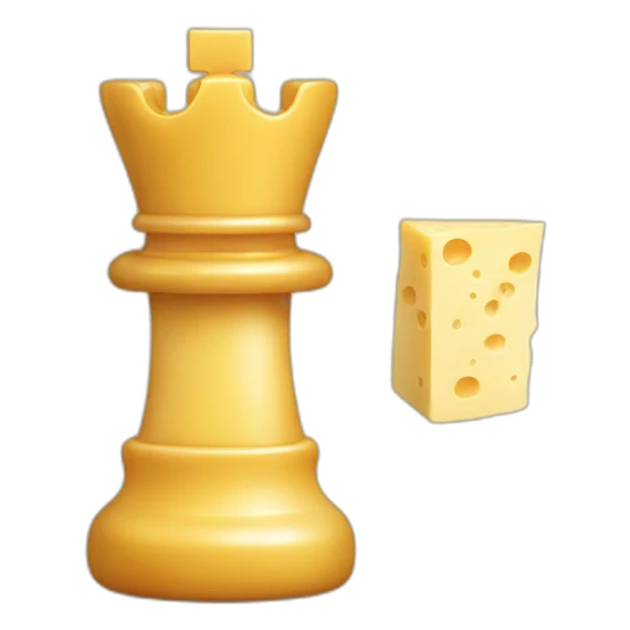 Cheese chess sticker