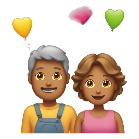 card for parents with love sticker