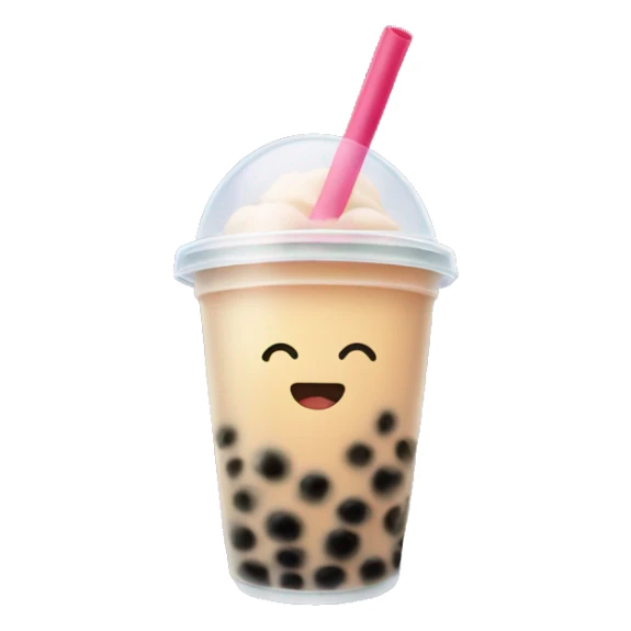 Bubble tea sticker