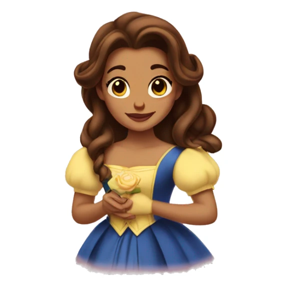 beauty and the beast belle sticker