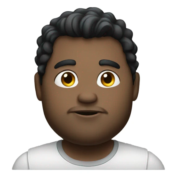 Big guy, dark hair , love cars sticker