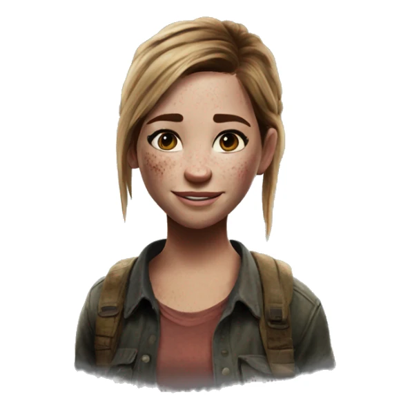 elle the last of us HAPPY sticker