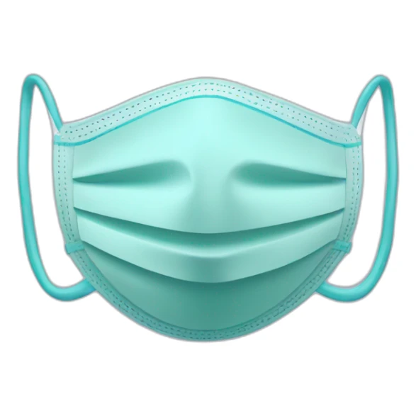 Antiseptic and medical mask sticker