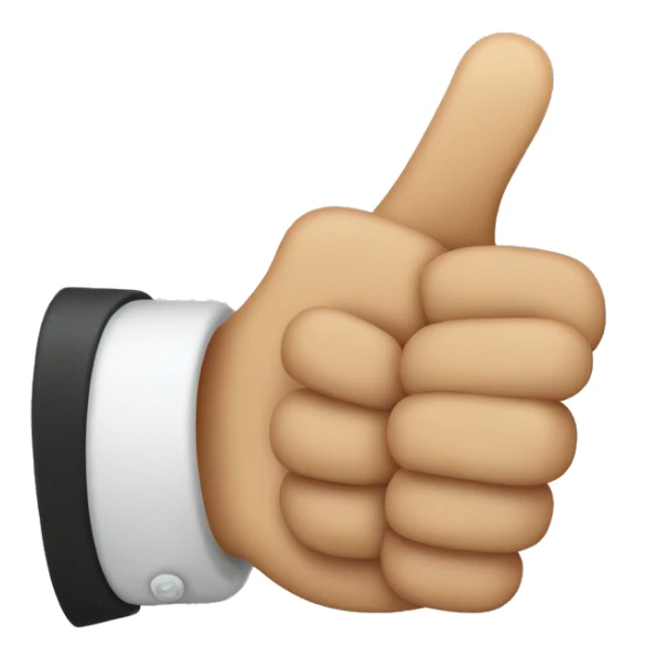 "thumbception" a thumbs up with multiple thumbs ups coming off of it, like a fractal sticker
